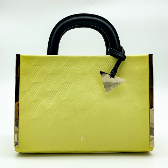 EUC HEIRLOOM Leather Tote Satchel Embossed - Picture 1 of 7